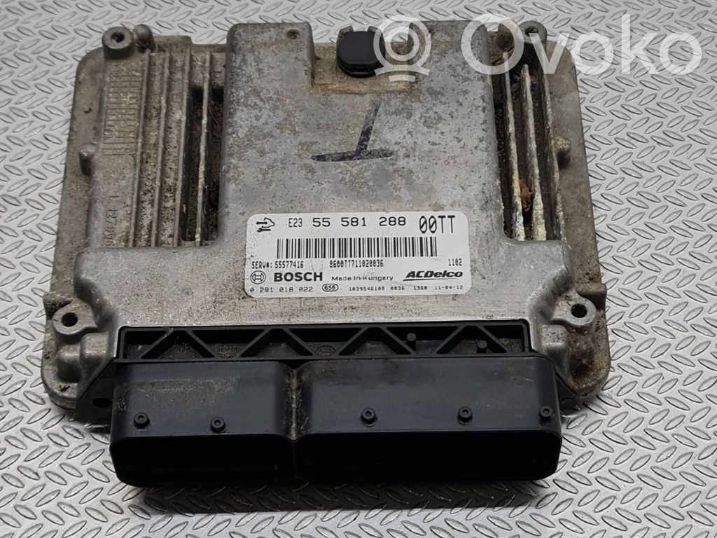 Engine control unit/module   0281018022,55581288,55577416