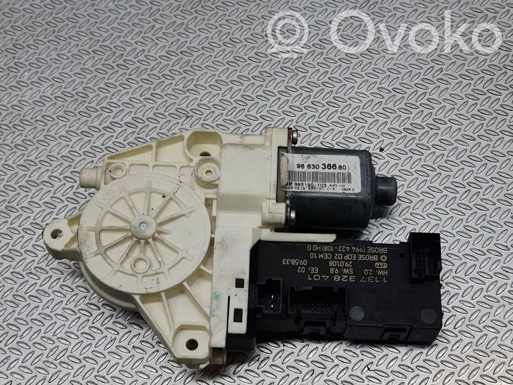 Peugeot 407 Silnik regulatora szyby drzwi przednich 