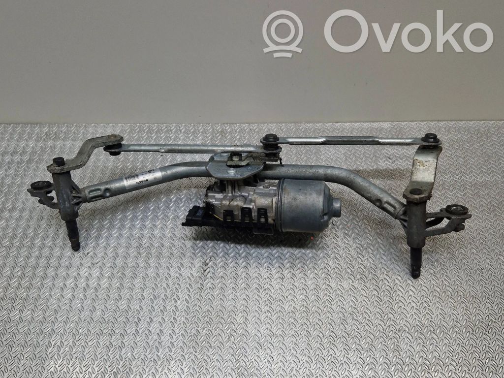 Peugeot 207 Mechanizm i silniczek wycieraczek szyby przedniej / czołowej 