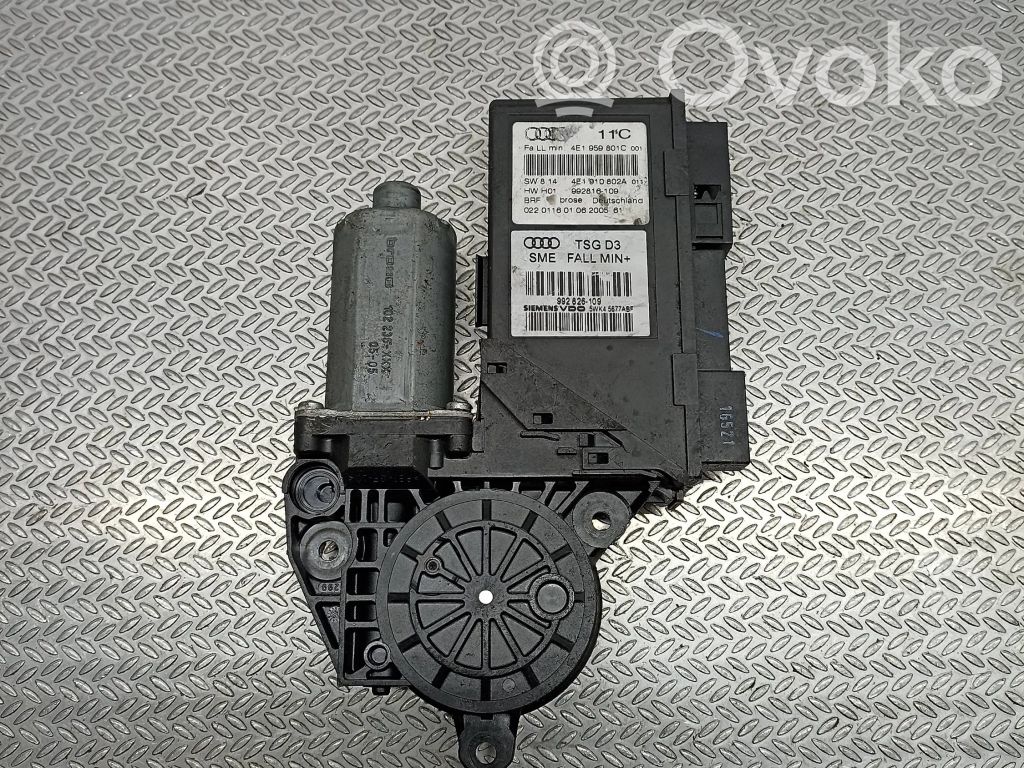 Audi A8 S8 D3 4E Rear door window regulator motor 