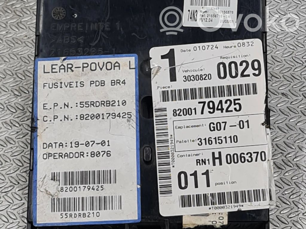 Renault Laguna II Ajonestolaitteen ohjainlaite/moduuli 