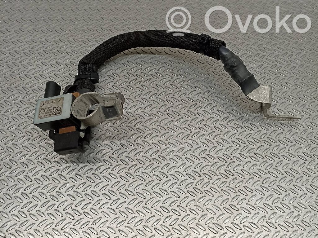 Mercedes-Benz A W177 Minus / Klema / Przewód akumulatora 