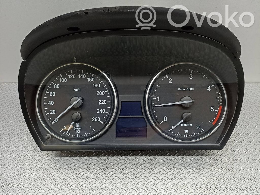 BMW 3 E90 E91 Geschwindigkeitsmesser Cockpit 