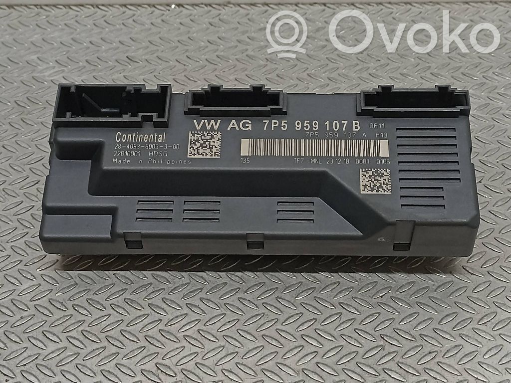 Porsche Cayenne (92A) Tailgate/trunk control unit/module 