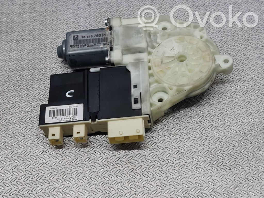 Citroen C4 I Front door window regulator motor 