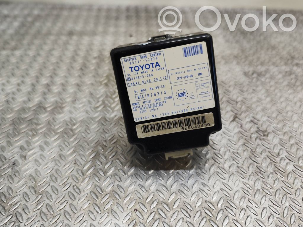 Toyota Yaris Unitate/modul comandă uși 