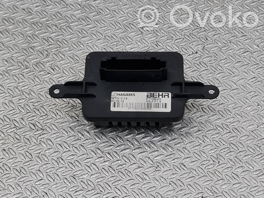 Peugeot 3008 I Résistance moteur de ventilateur de chauffage 