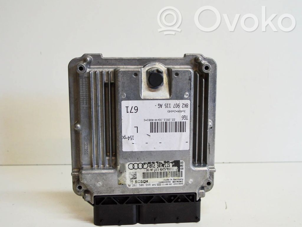 Audi A4 S4 B8 8K Engine control unit/module 
