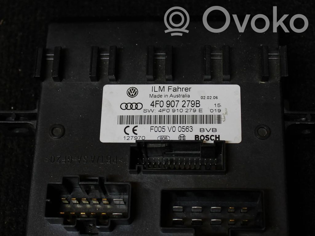 Audi A6 S6 C6 4F Module de contrôle carrosserie centrale 