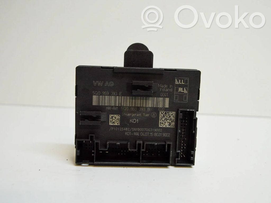 Audi A3 S3 8V Unité de commande module de porte 