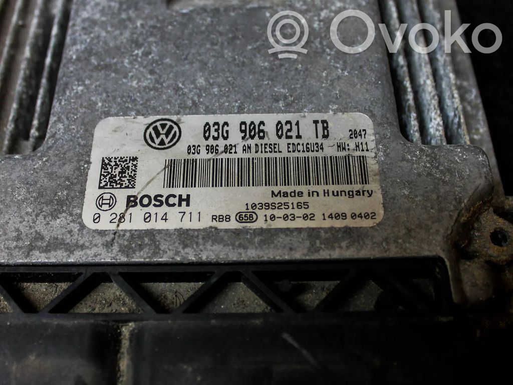 Skoda Octavia Mk2 (1Z) Engine control unit/module 