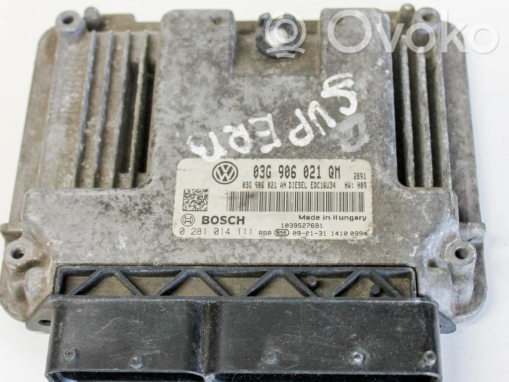 Skoda Octavia Mk2 (1Z) Engine control unit/module 