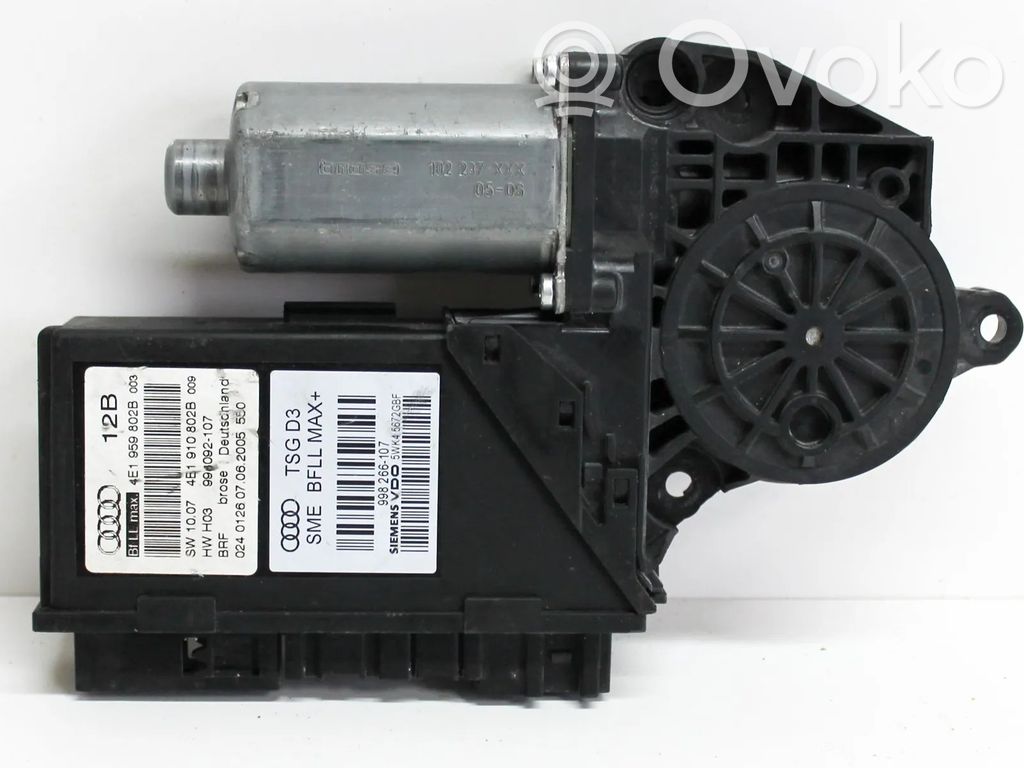 Audi A8 S8 D3 4E Asa reguladora de la puerta delantera 
