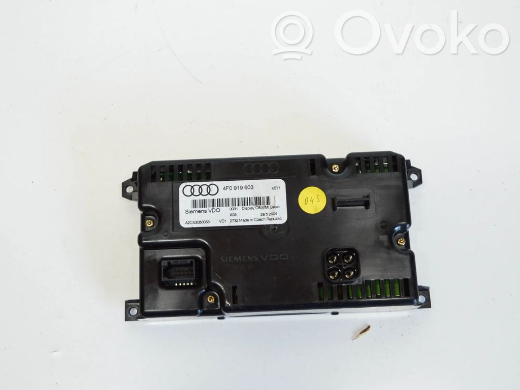 Audi A6 S6 C6 4F Monitor/display/piccolo schermo