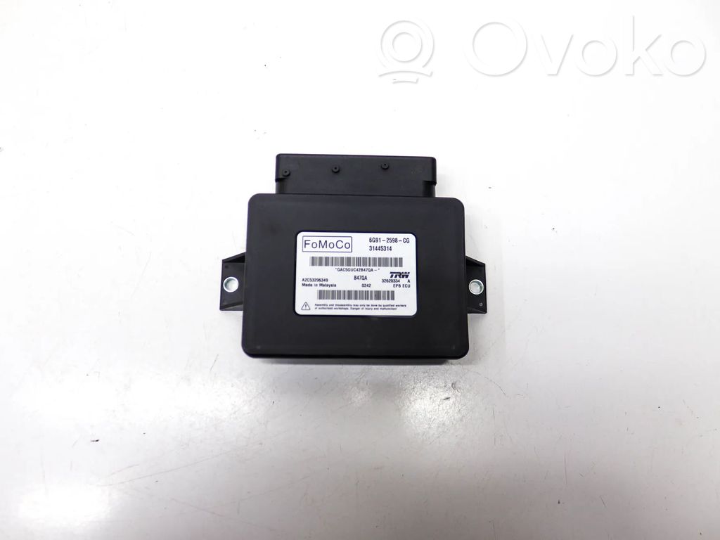 Volvo S60 Unitate/modul comandă EMF frână spate 