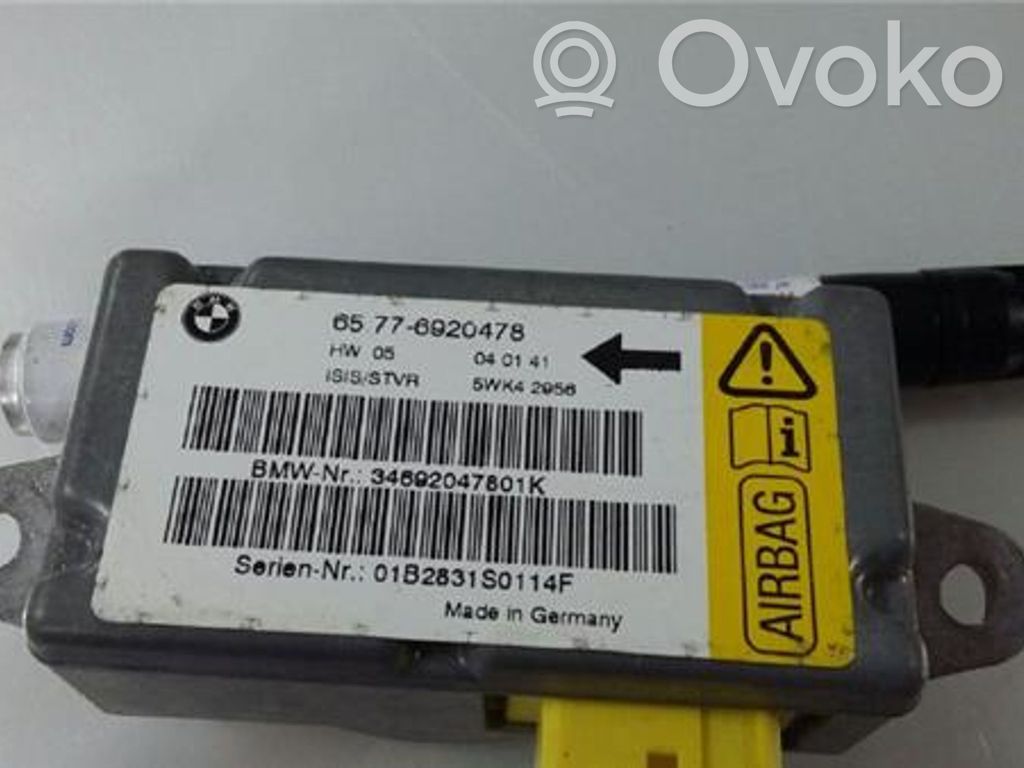 Unidad de control/módulo del Airbag   65776920478