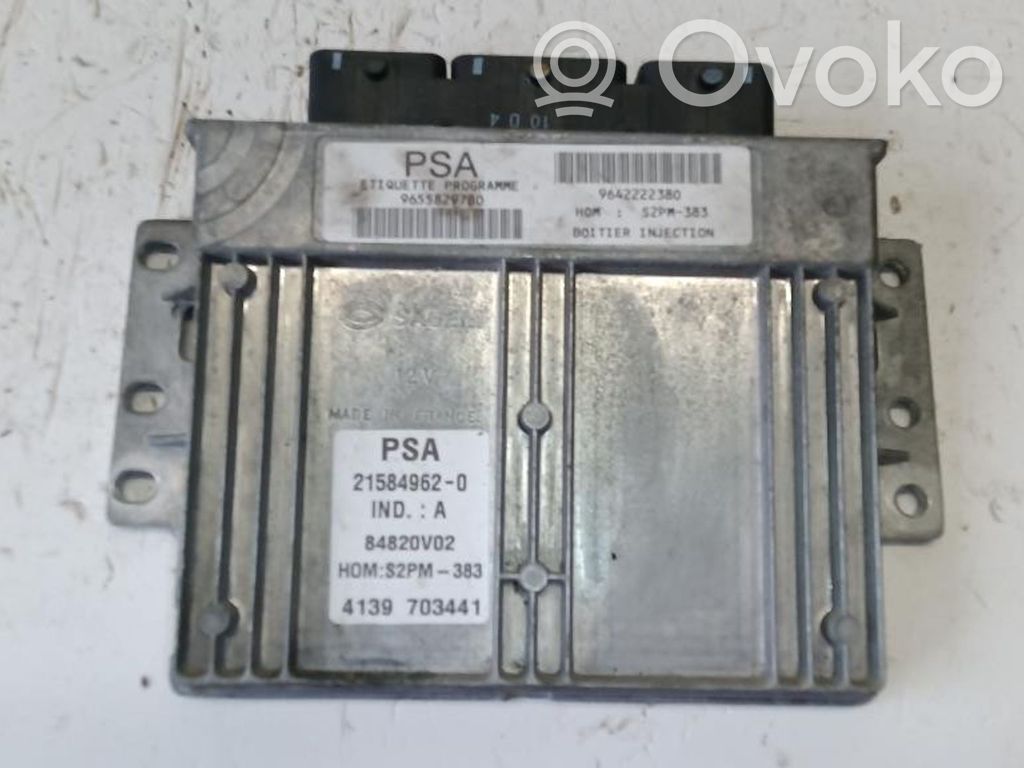 Citroen C3 Pluriel Sterownik / moduł wtrysku 