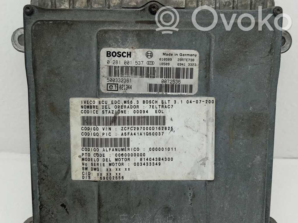 Iveco Daily 3rd gen Other control units/modules 