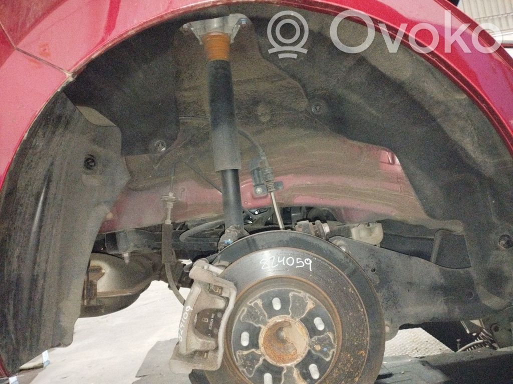 Mazda 3 II Revestimientos de la aleta guardabarros antisalpicaduras trasera 