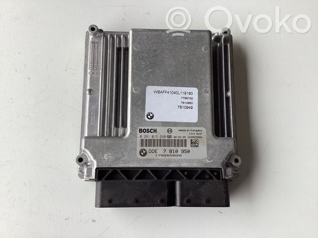 BMW X5 E70 Unitate/modul de control motor 