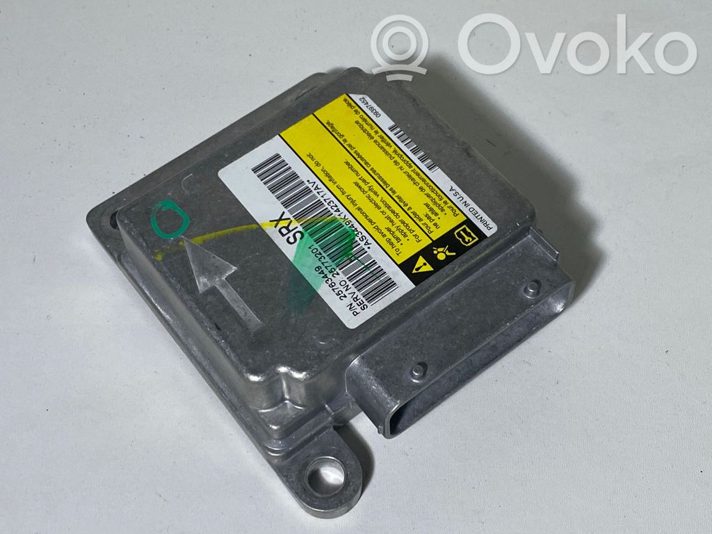 Cadillac SRX Airbag control unit/module 