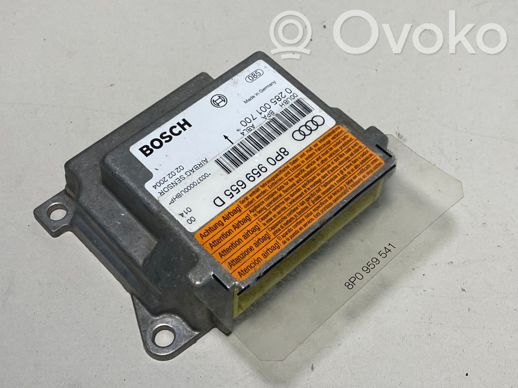 Audi A3 S3 A3 Sportback 8P Airbag control unit/module 