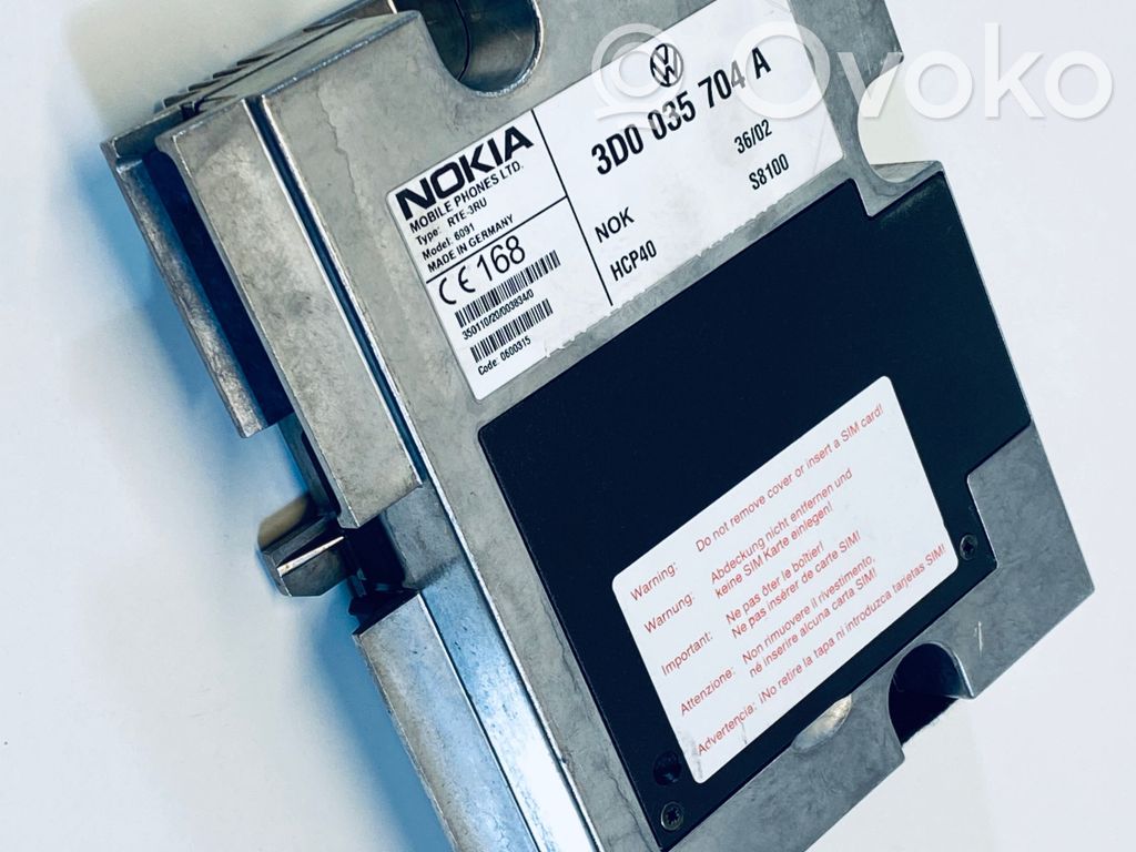 Volkswagen Phaeton Phone control unit/module 