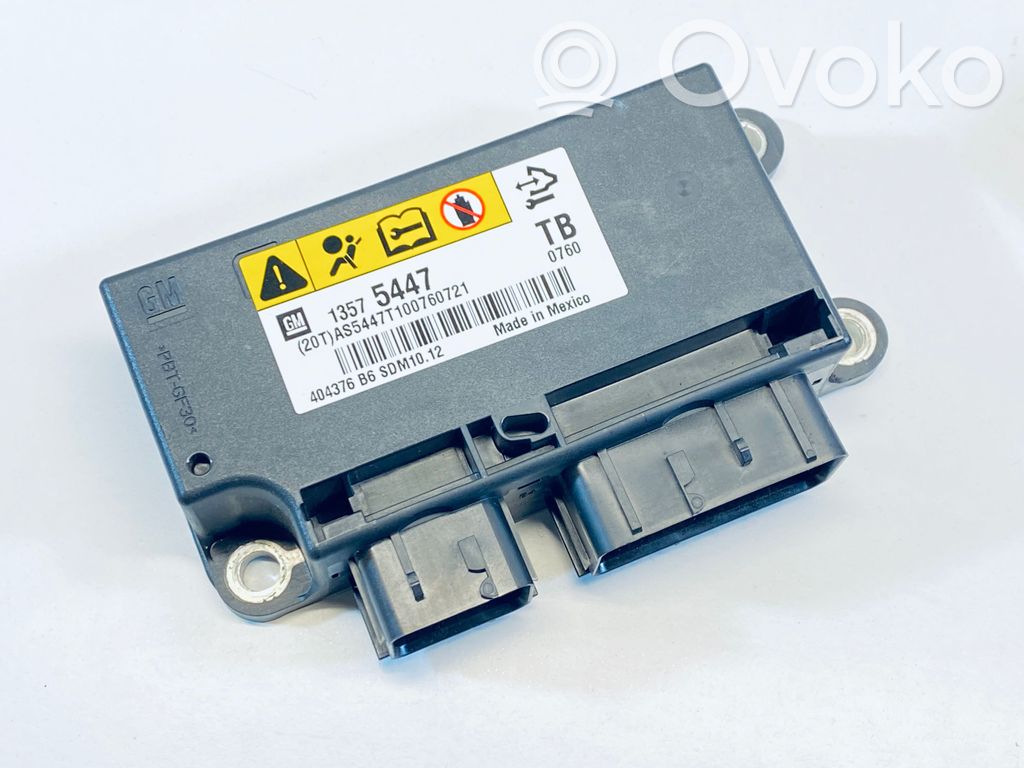 Opel Insignia A Airbag control unit/module 