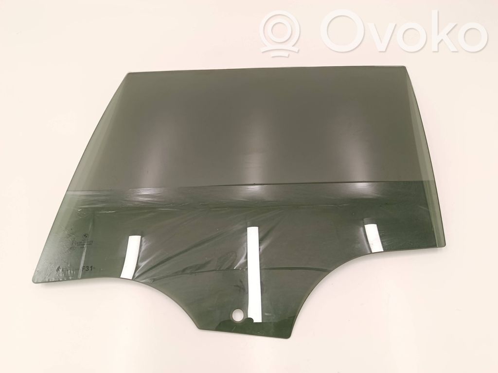 BMW 3 F30 F35 F31 Szyba drzwi tylnych 
