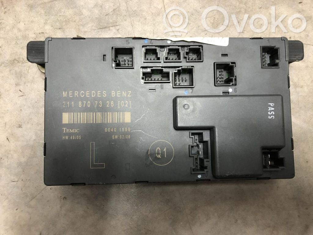 Mercedes-Benz E AMG W211 Autres unités de commande / modules 