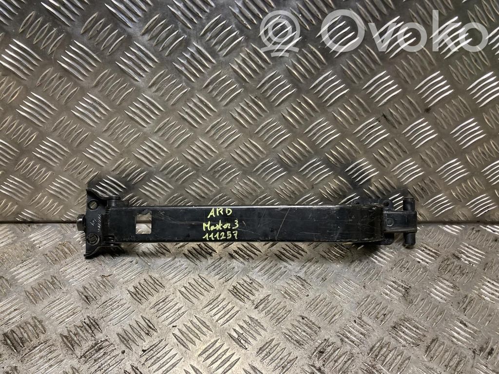 Rear door lock loop/hook striker