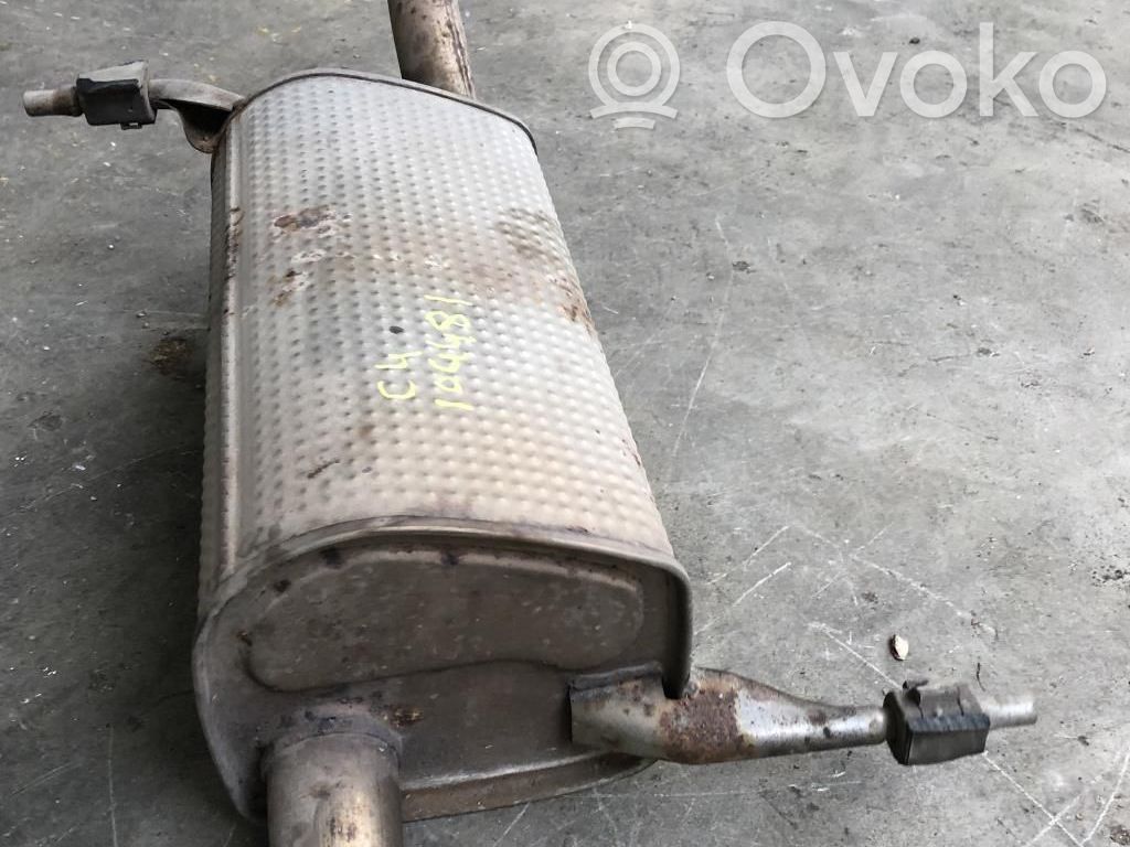Citroen C4 I Picasso Tłumik tylny / Końcowy / Wydech 
