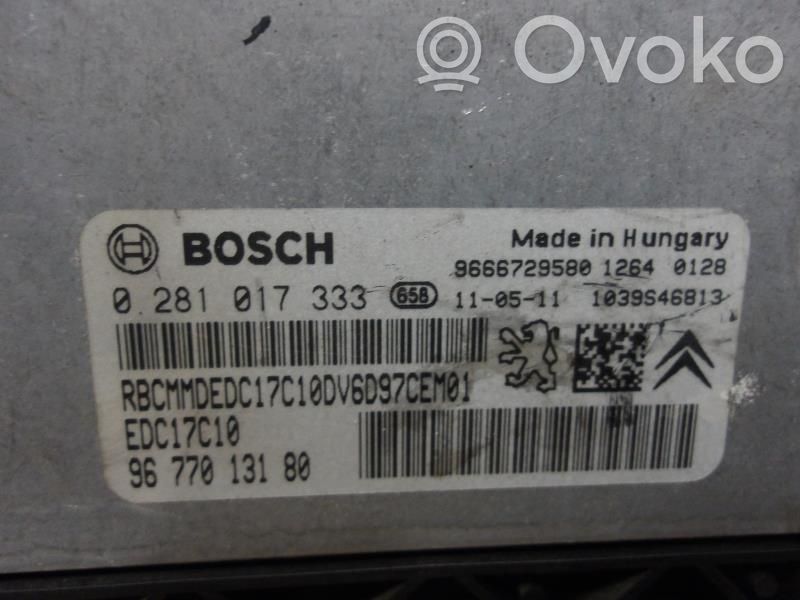 Citroen C3 Picasso Engine control unit/module 