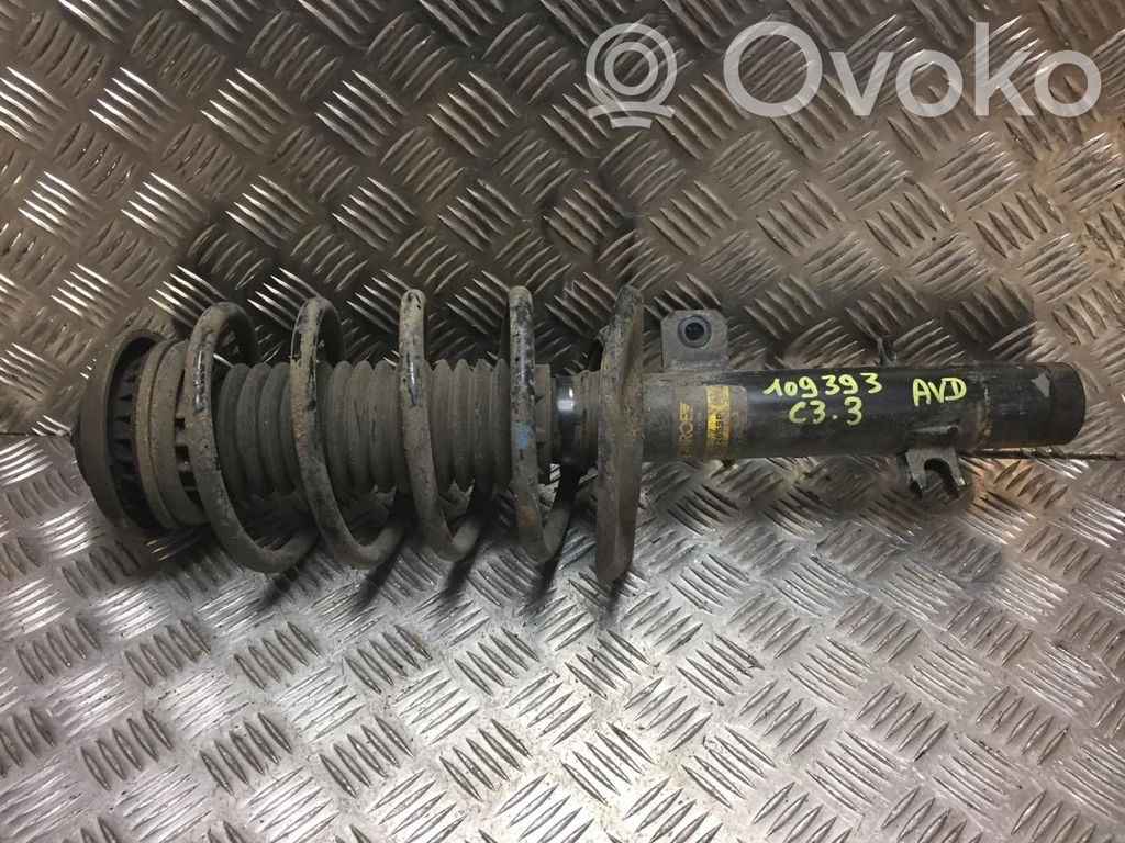 Citroen C3 Front shock absorber with coil spring 