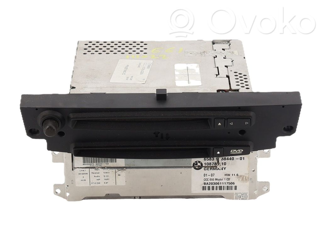 BMW 5 E60 E61 Unité principale radio / CD / DVD / GPS 