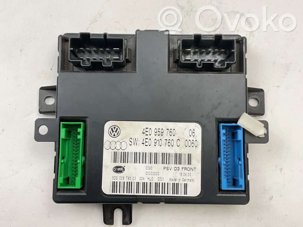 Audi A8 S8 D3 4E Other control units/modules 