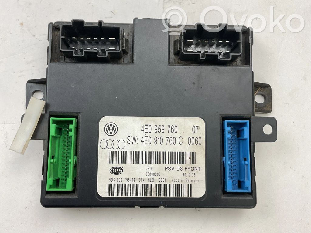 Audi A8 S8 D3 4E Other control units/modules 