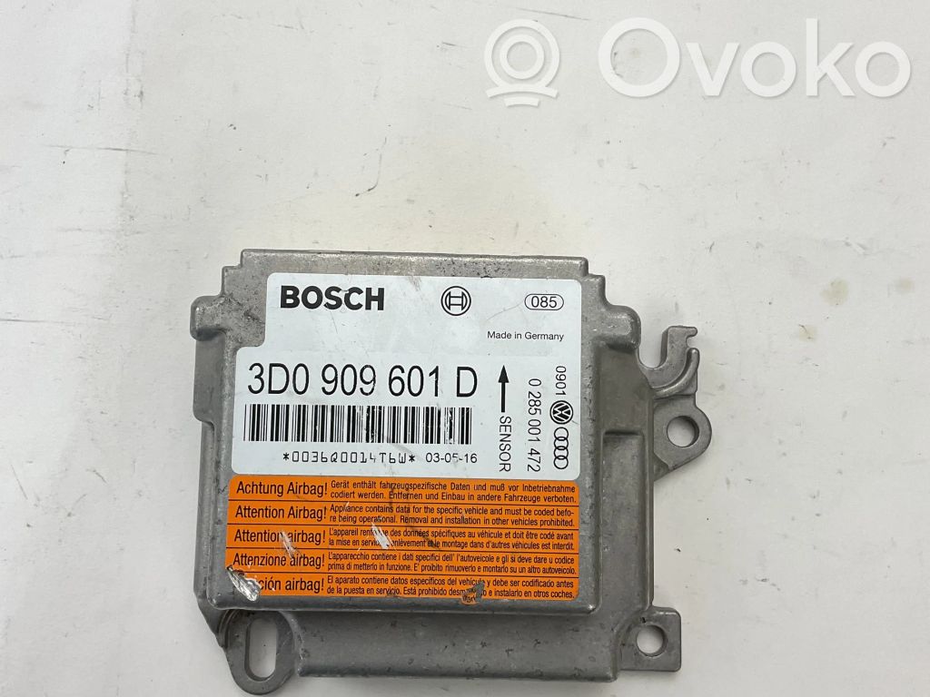 Volkswagen Phaeton Airbag control unit/module 