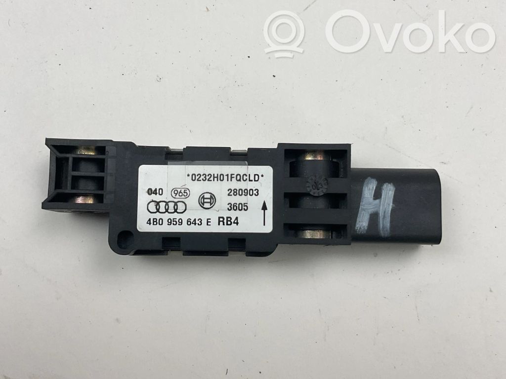 Airbag deployment crash/impact sensor   4B0959643E,280903