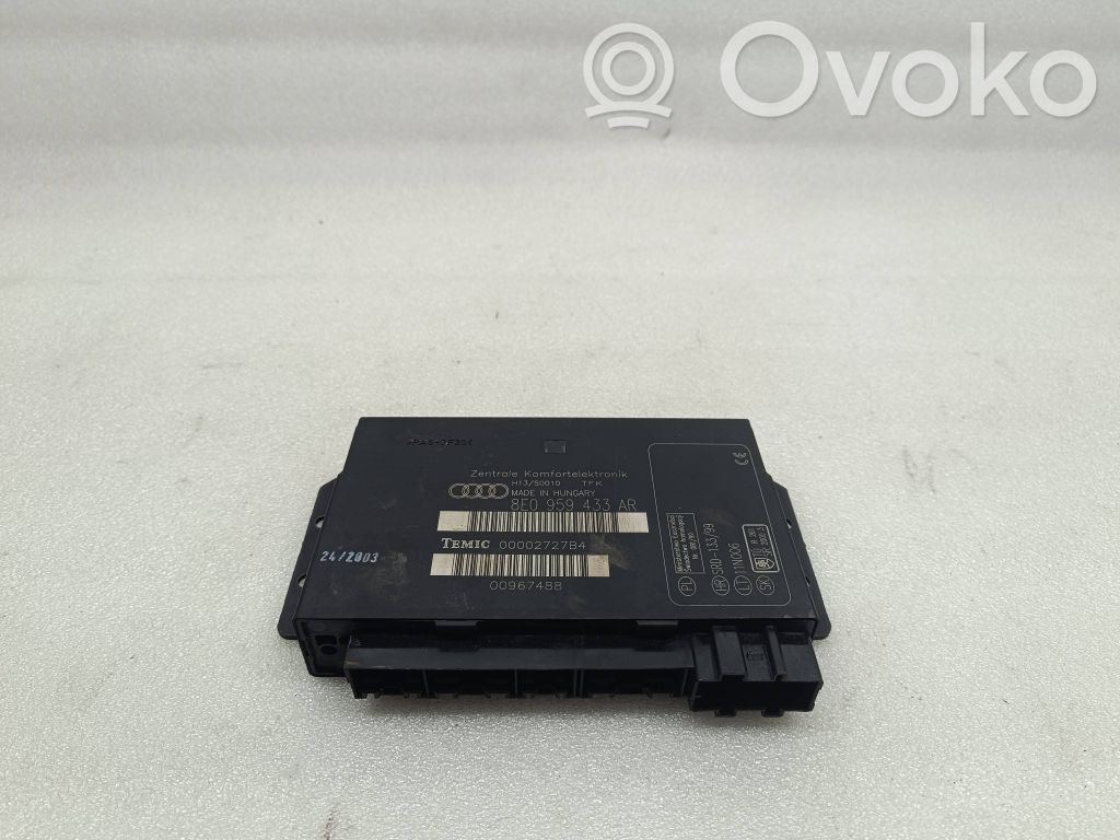 Audi A4 S4 B6 8E 8H Mukavuusmoduuli 