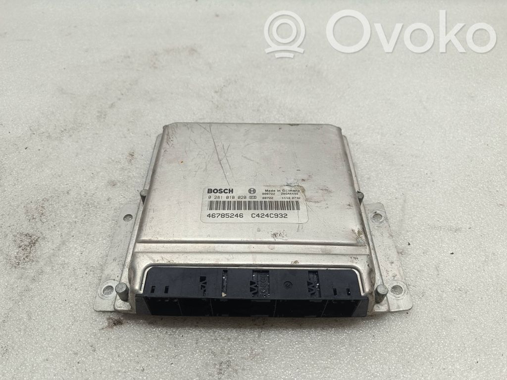 Alfa Romeo 156 Sterownik / Moduł ECU 