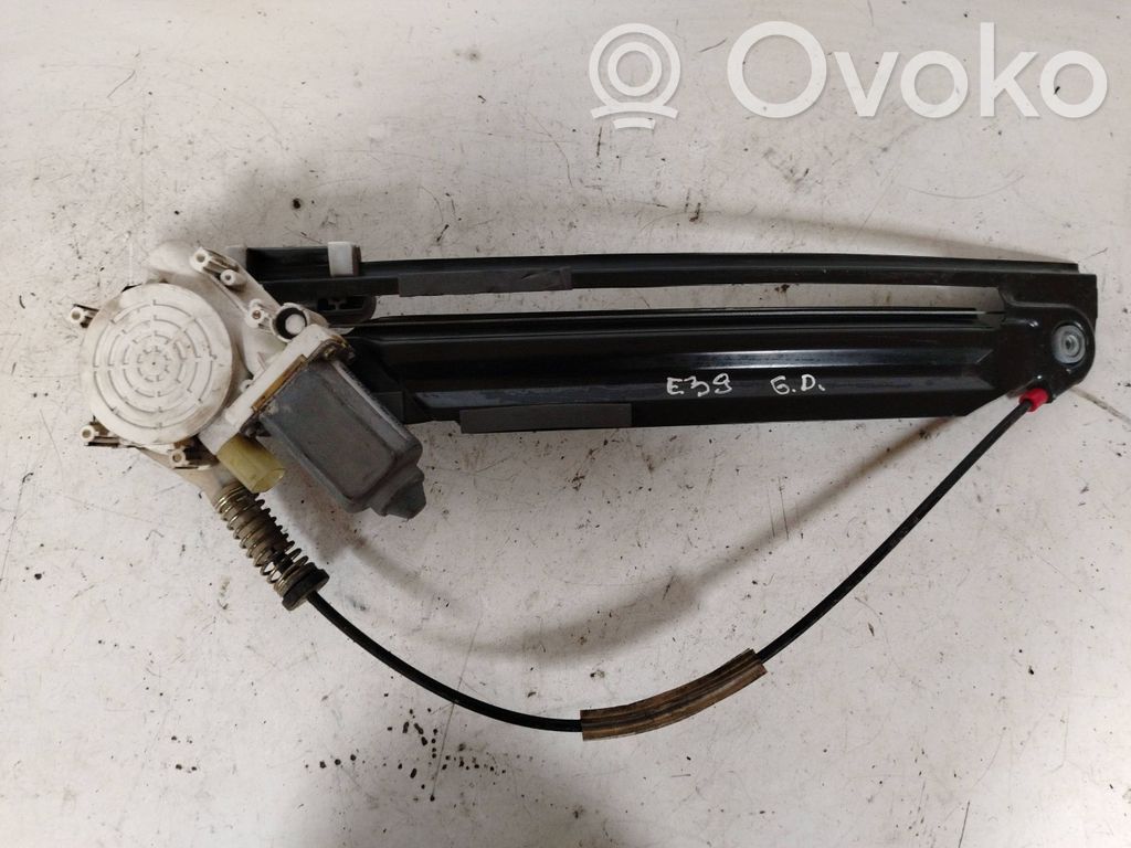 BMW 5 E39 Regulador de puerta trasera con motor 