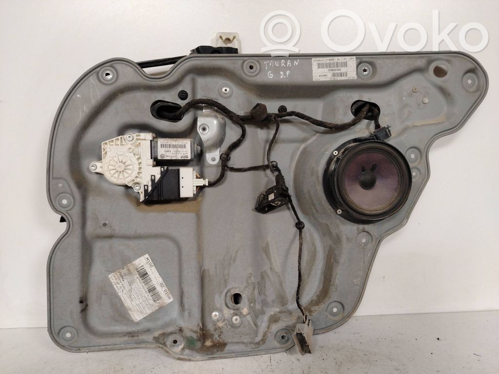 Fensterheber elektrisch mit Motor Tür hinten   1T0839730G,00194995,117122C