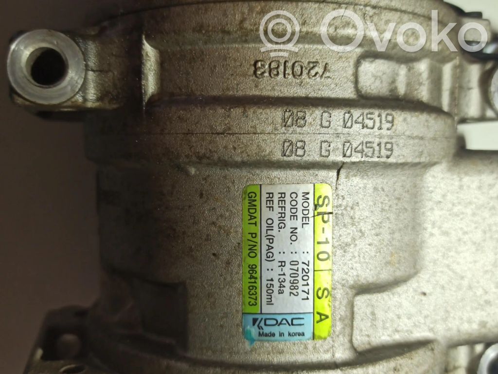 Chevrolet Aveo Air conditioning (A/C) compressor (pump) 