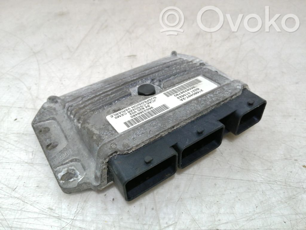 Engine control unit/module   9653388480,216804972A,R202309222