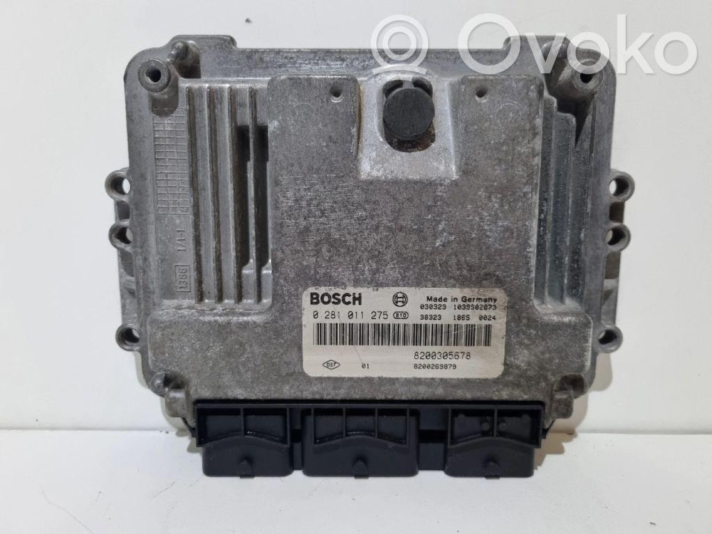Unidad de control/módulo del motor   0281011275,8200305678,R202315725