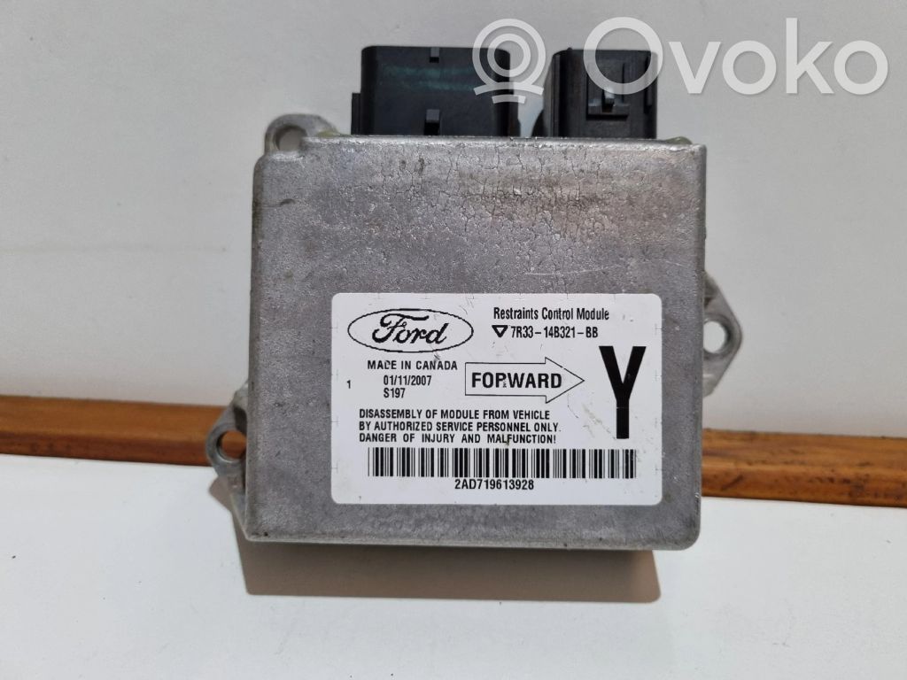 Unidad de control/módulo del Airbag   7R3314B321BB,2AD719613928,R202309451
