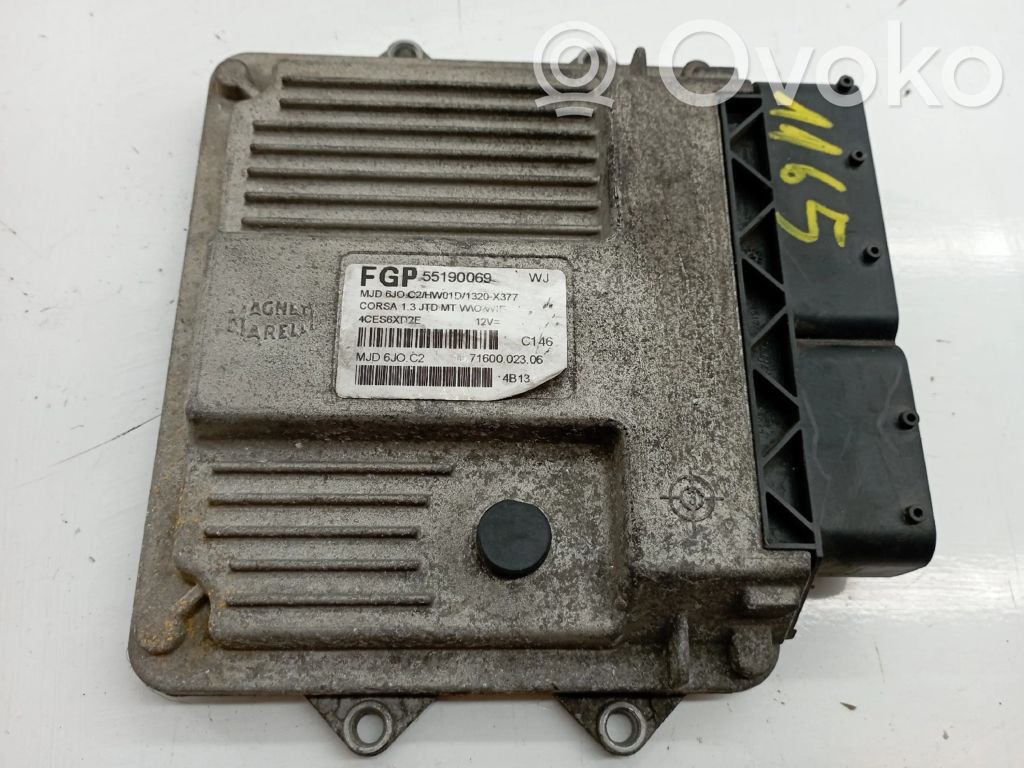 Moottorin ohjainlaite/moduuli   55190069,13JTDMT,4CES6XD2E