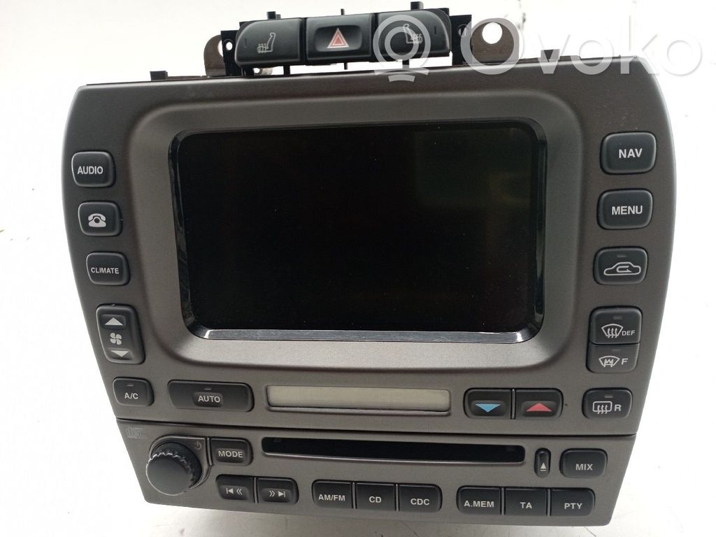 Jaguar X-Type Radio/CD/DVD/GPS head unit 
