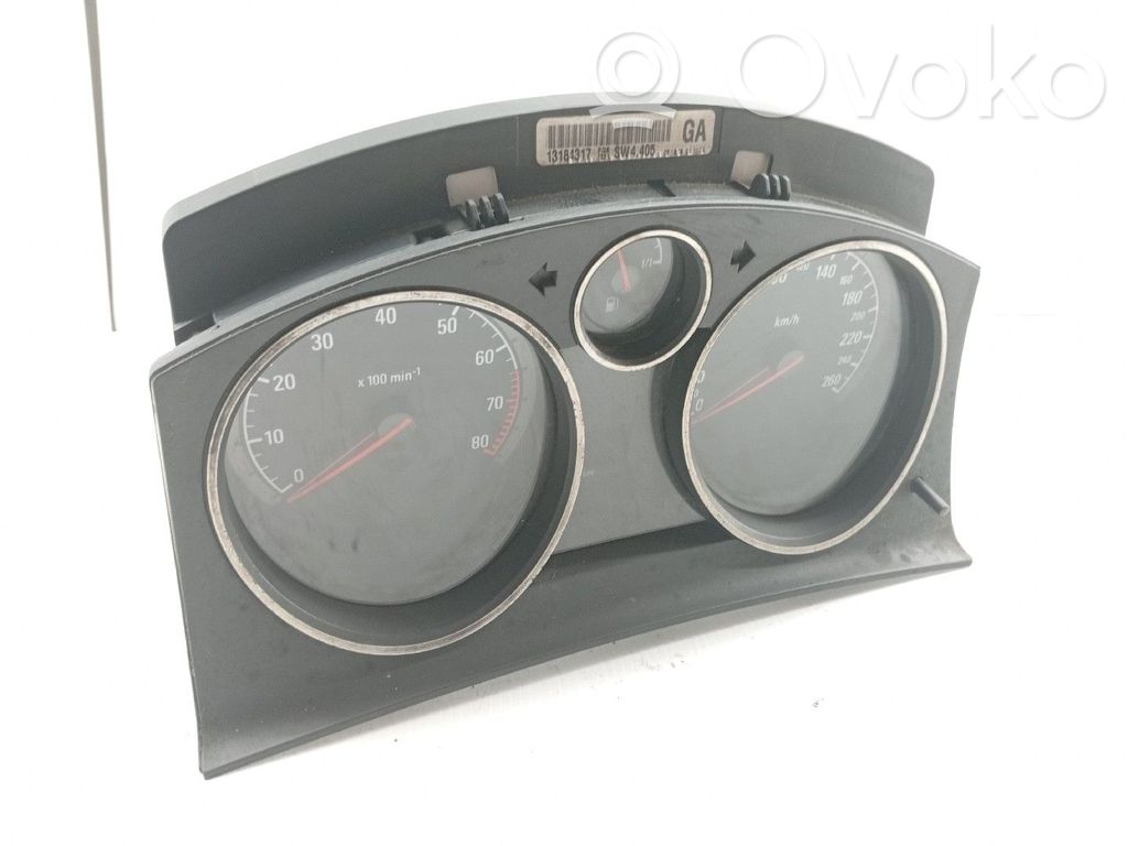 Speedometer (instrument cluster)   13184317